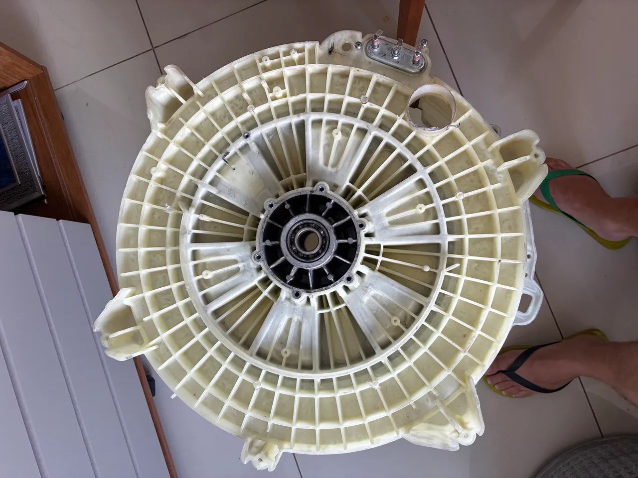 Tanque plástico Lava e Seca Samsung 11WDF - Foto 2