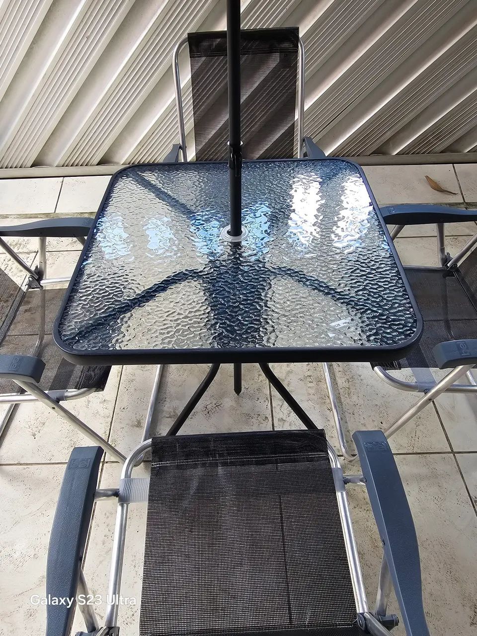 Mesa de varanda com guarda sol  - Foto 2