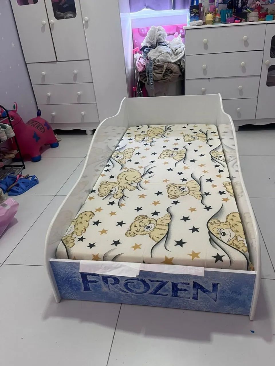 Cama Infantil Frozen + Colchão  - Foto 3