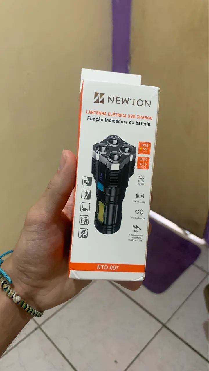 Lanterna com led 