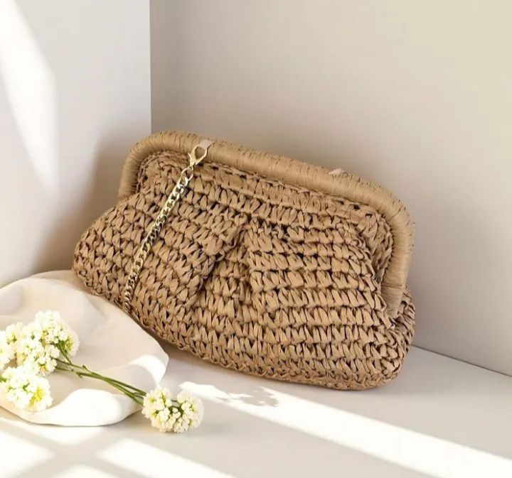 Bolsa de Palha Vintage  - Foto 4