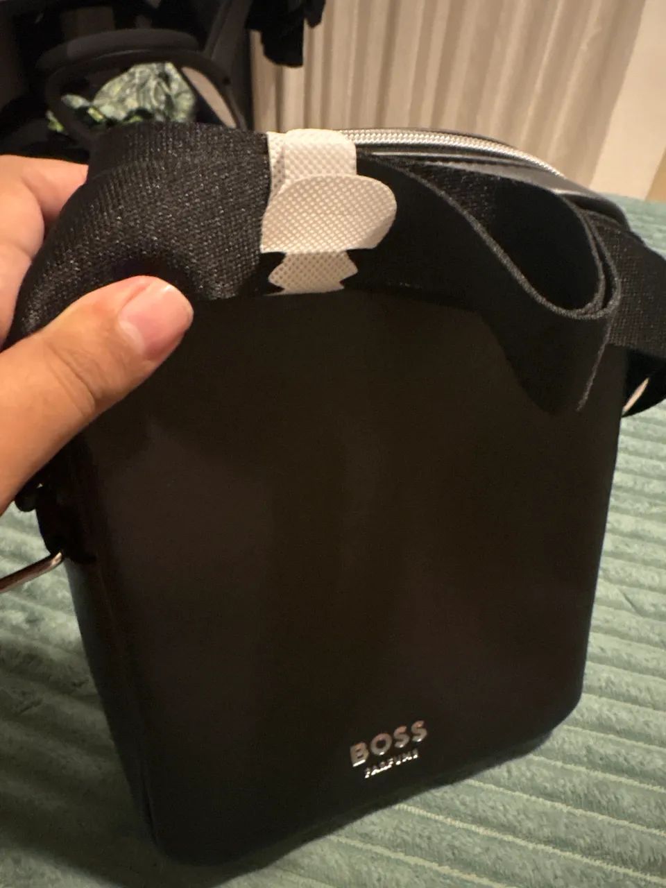 SHOULDER BAG BOLSA BOSS PRETA