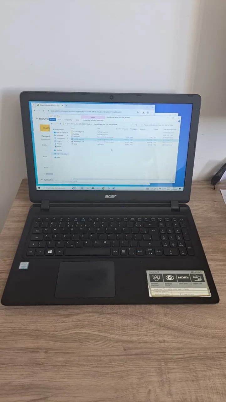 Notebook Acer ES1-572 | Intel Core i3 | 8GB RAM | 1TB