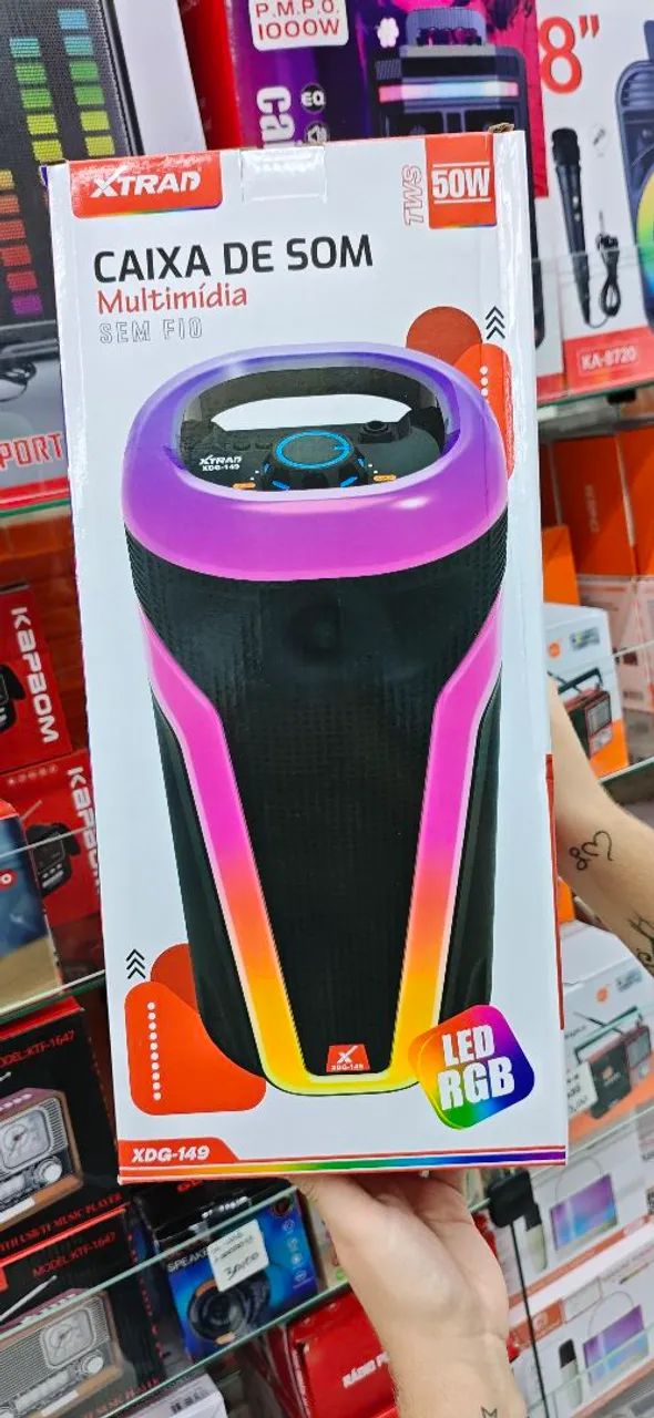 Caixa de Som Xtrad 50w Sem Fio - Foto 4