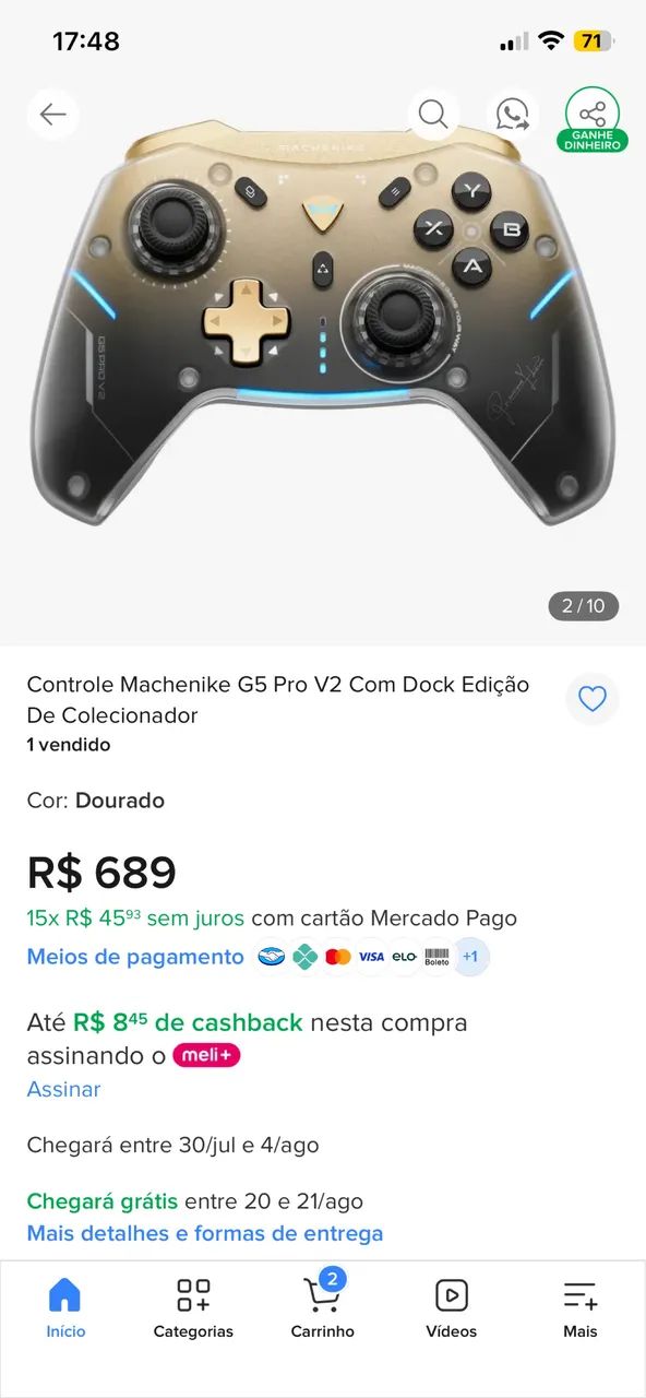 Controle G5 pro  - Foto 5