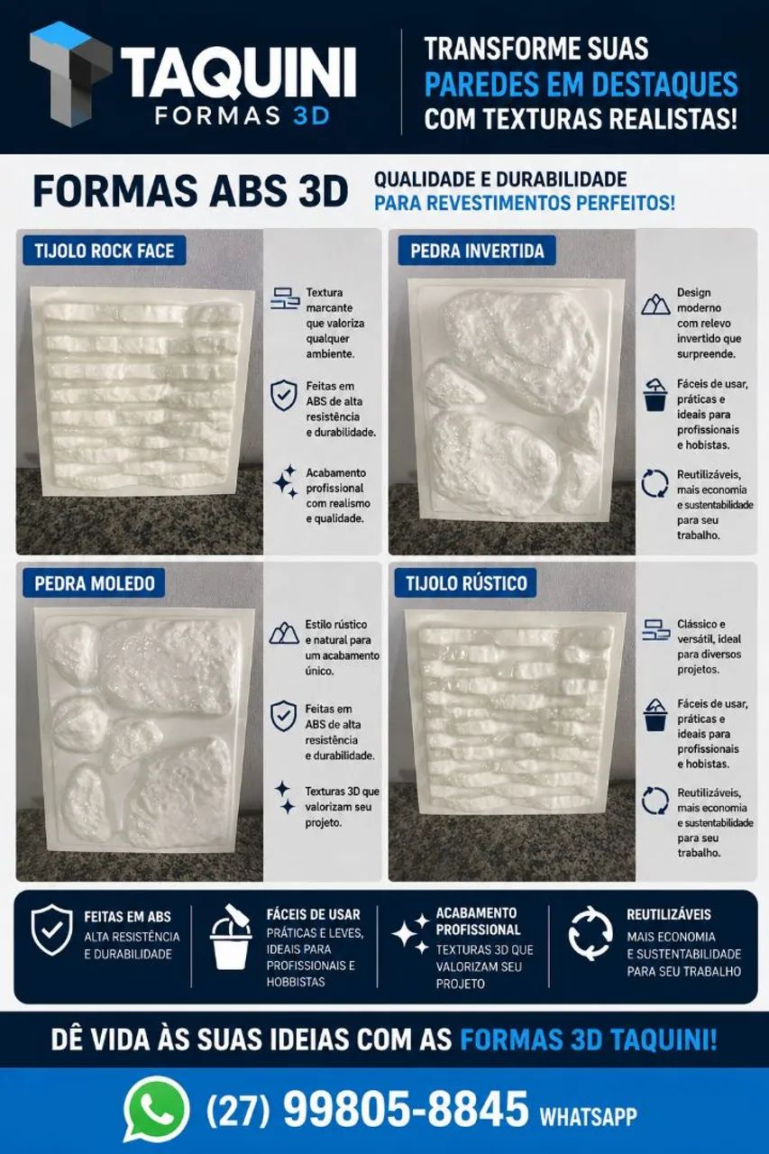 Formas para gesso 3d  - Foto 3