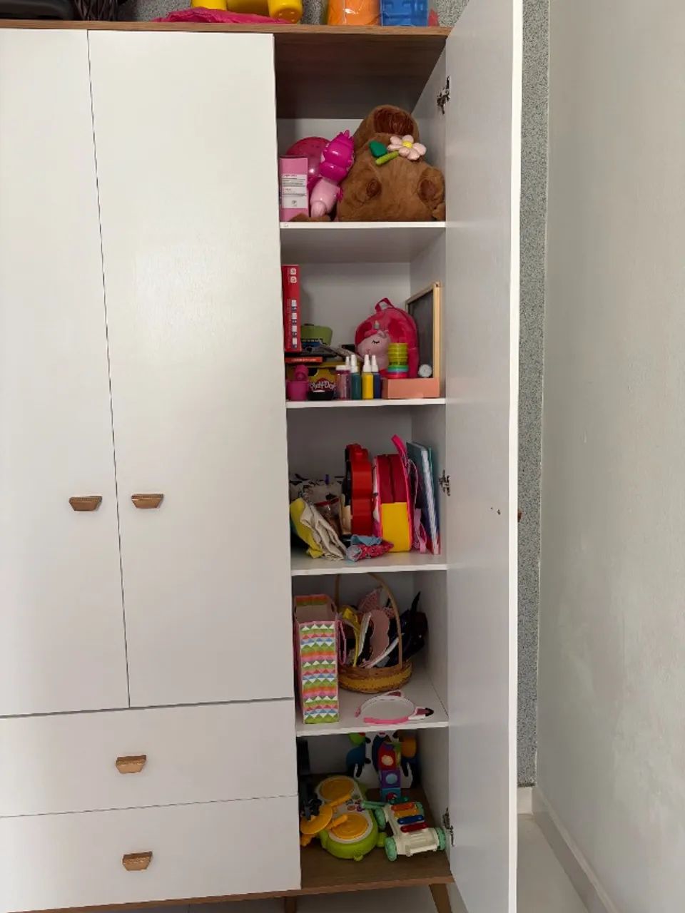 Conjunto infantil Guarda roupa + Cômoda - Foto 4