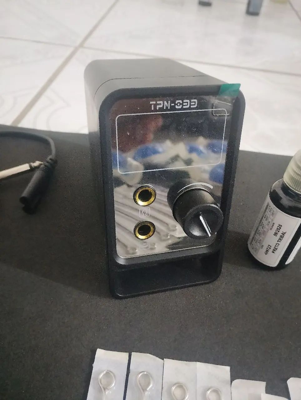 Kit para tatuagem eletrica pop pro rotativa  - Foto 3