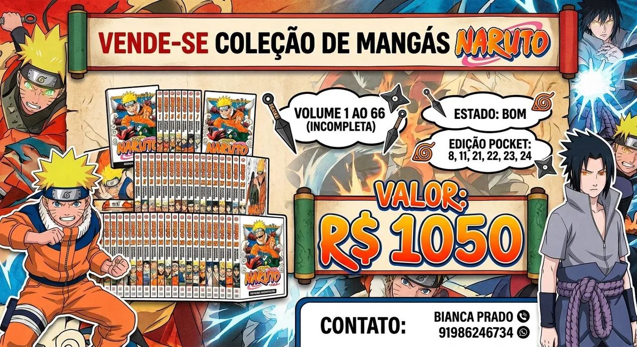 Coleção Manga Naruto