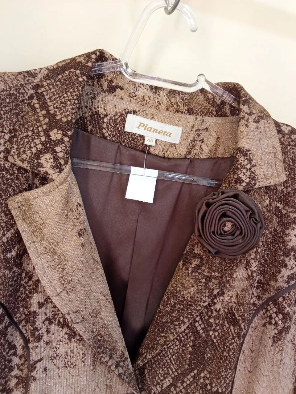 Blazer feminino estampa snake print  - Foto 2