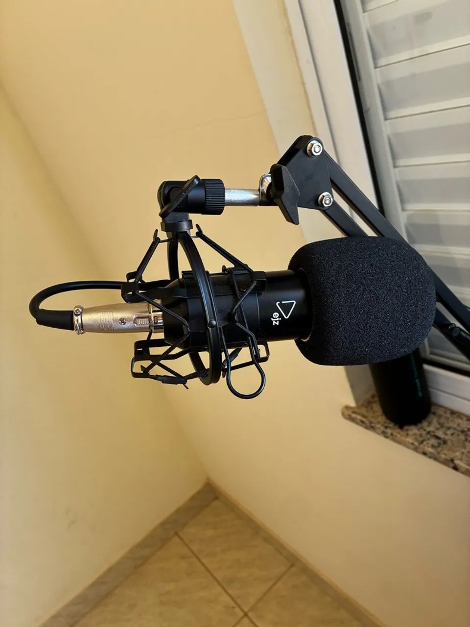 Kit microfone + braço articulado 