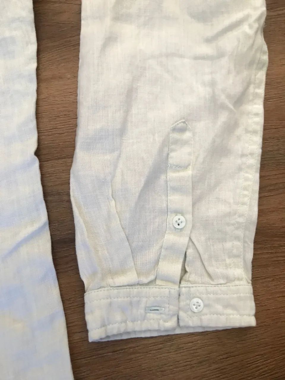 Camisa de Linho Zara Nova Tamanho M - Foto 2