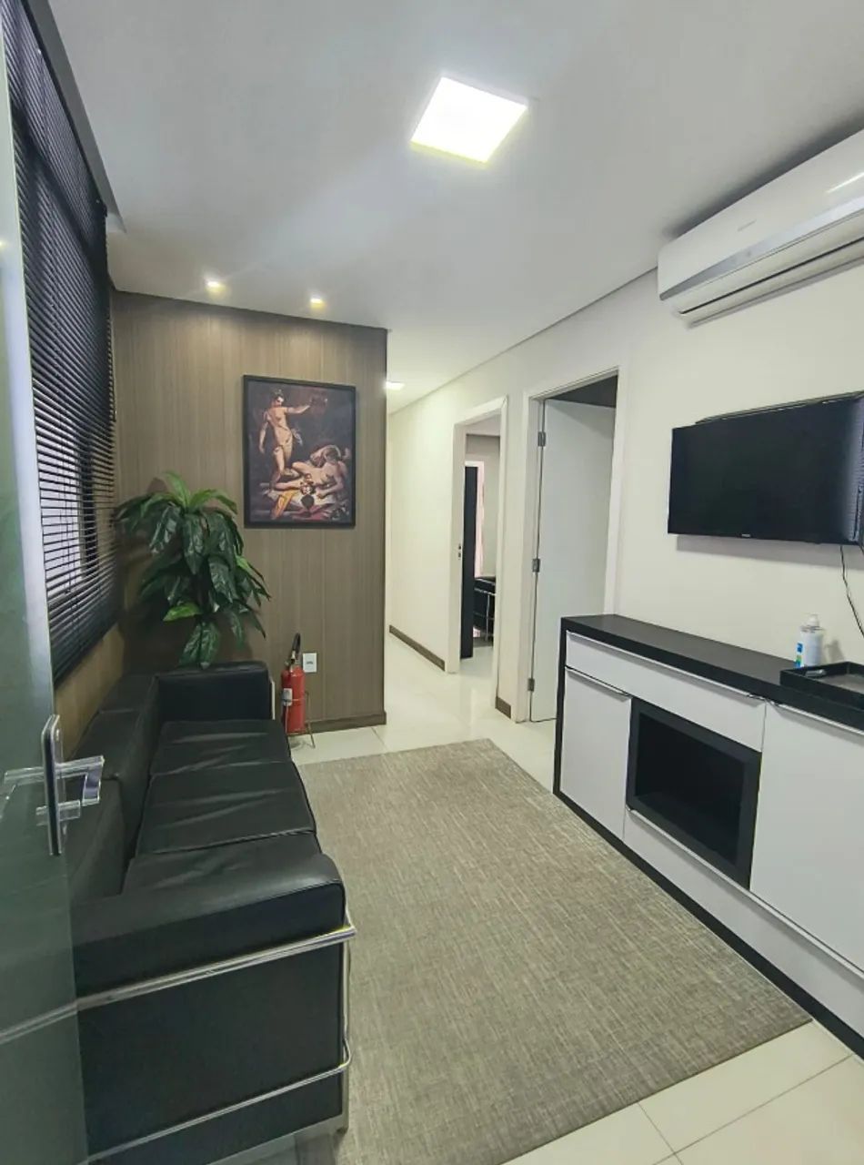 Sala escritório, 45 m² mobiliada, centro de Itajaí-SC - Foto 2