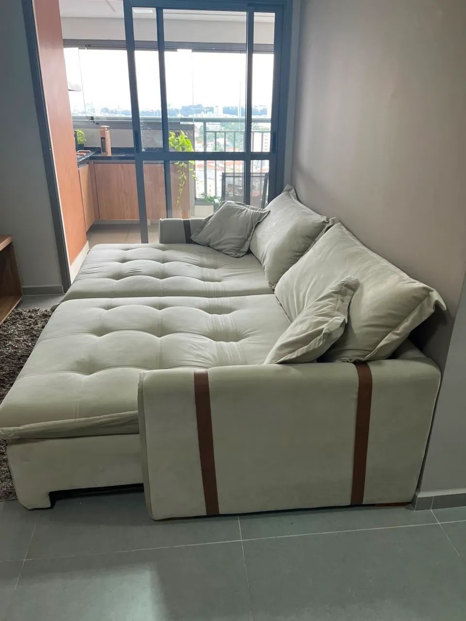 Sofá Retrátil e Reclinável - 2,40 m (2 lugares) - Foto 5