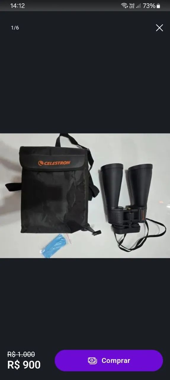 Binóculo Celestron skymaster 20x80 - Foto 4
