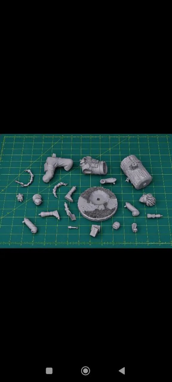 action figure Kakashi Hatake diorama - IMPRESSÃO 3D EM RESINA - Foto 2
