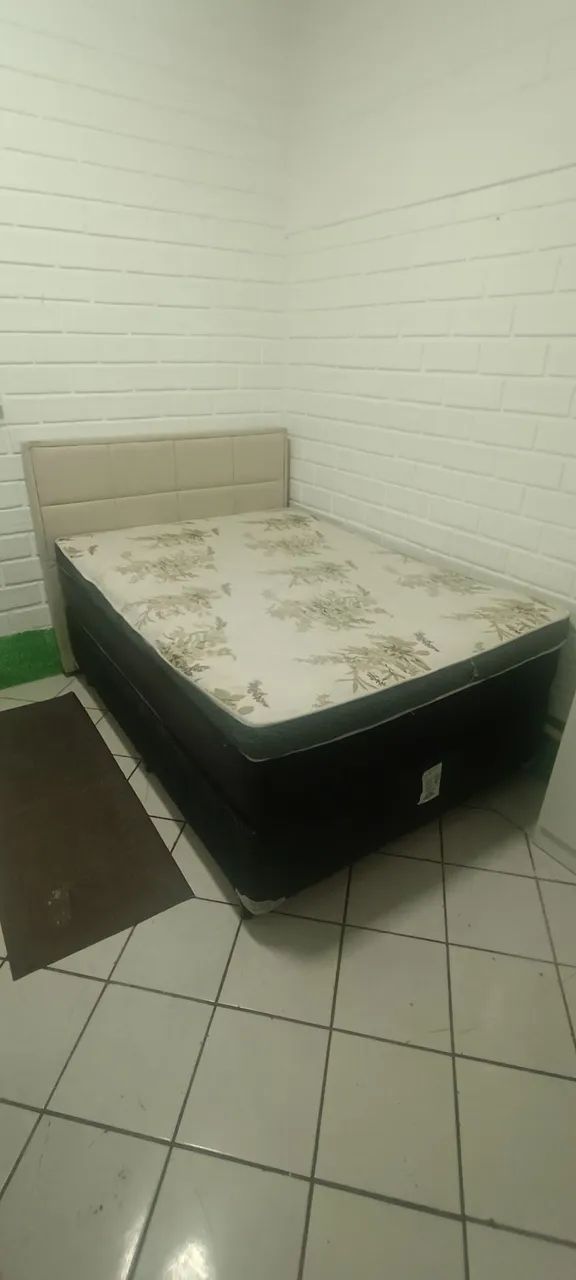 Cabeceira, cama, prolongador e base casal