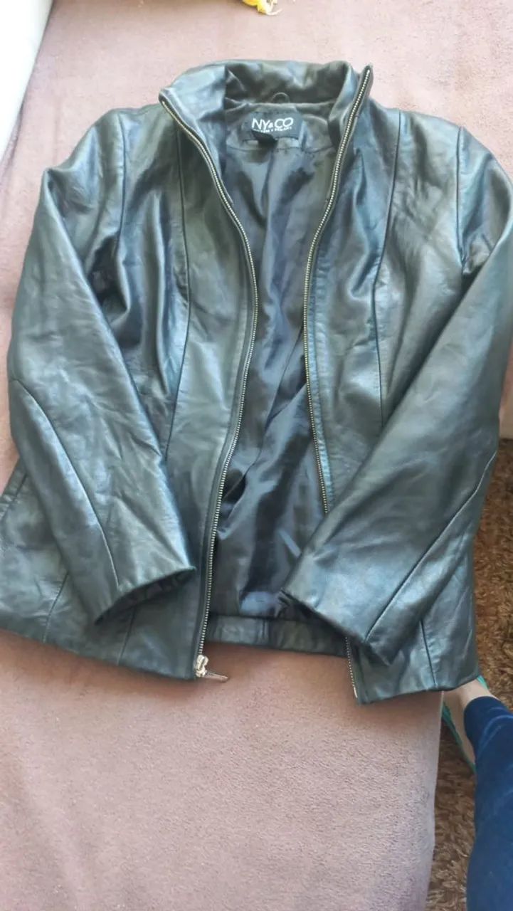 Jaqueta de couro