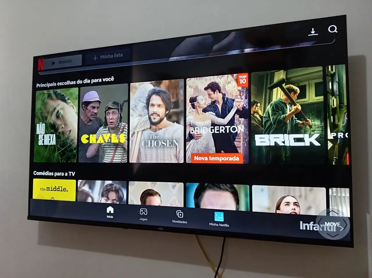 SMART TV HQ 50 POLEGADAS NOVA IMAGEM É AUDIO TOP
