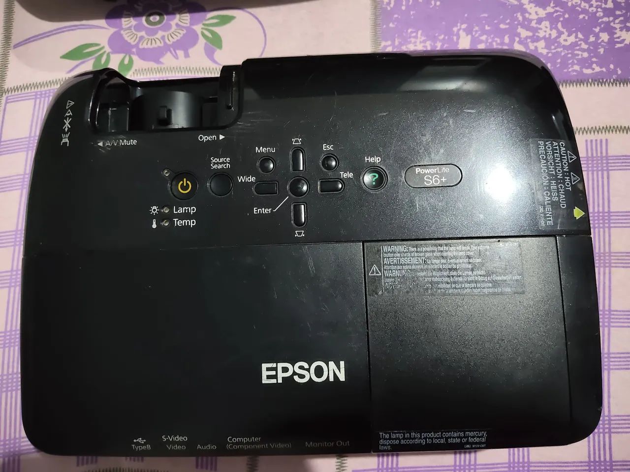 Projetor Epson Power liteS6+