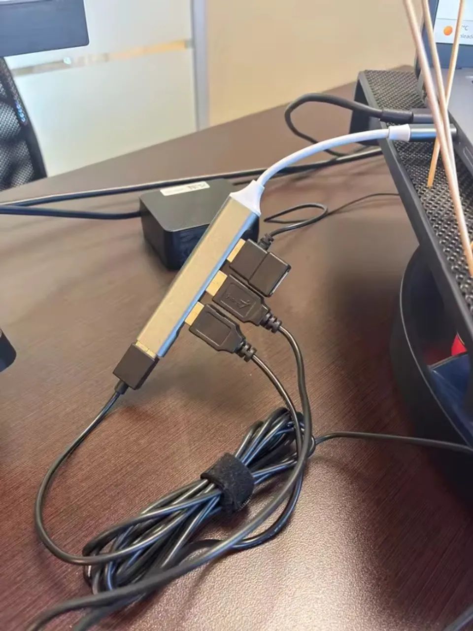 adaptador tipo C x 4 USB