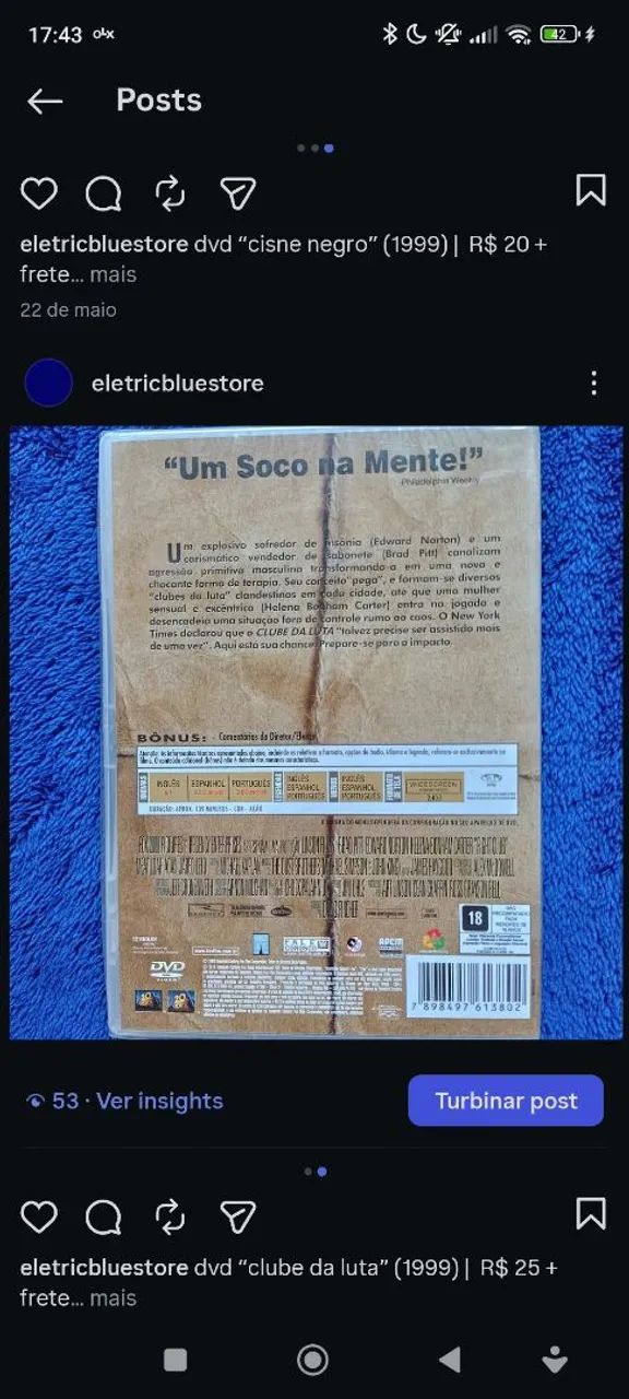 Clube da Luta (1999) - DVD - Foto 2