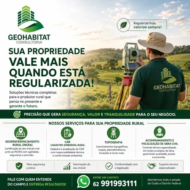 Topografia e Georreferenciamento de Imóveis Rurais