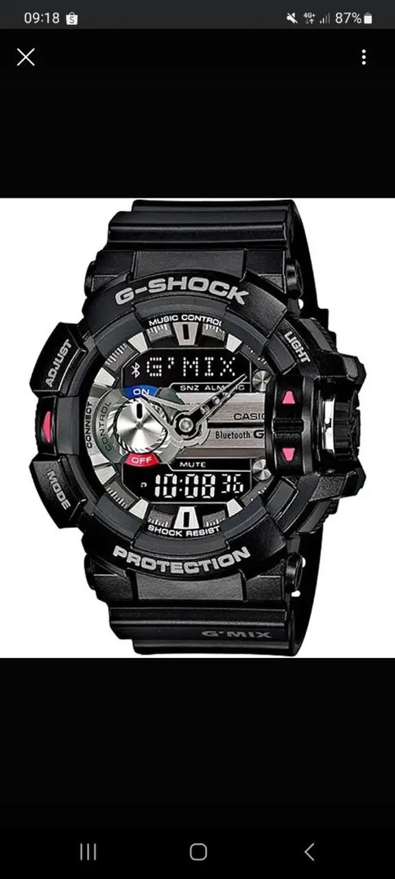 Relogio Casio G-shoch GSA 400  Bluetooth