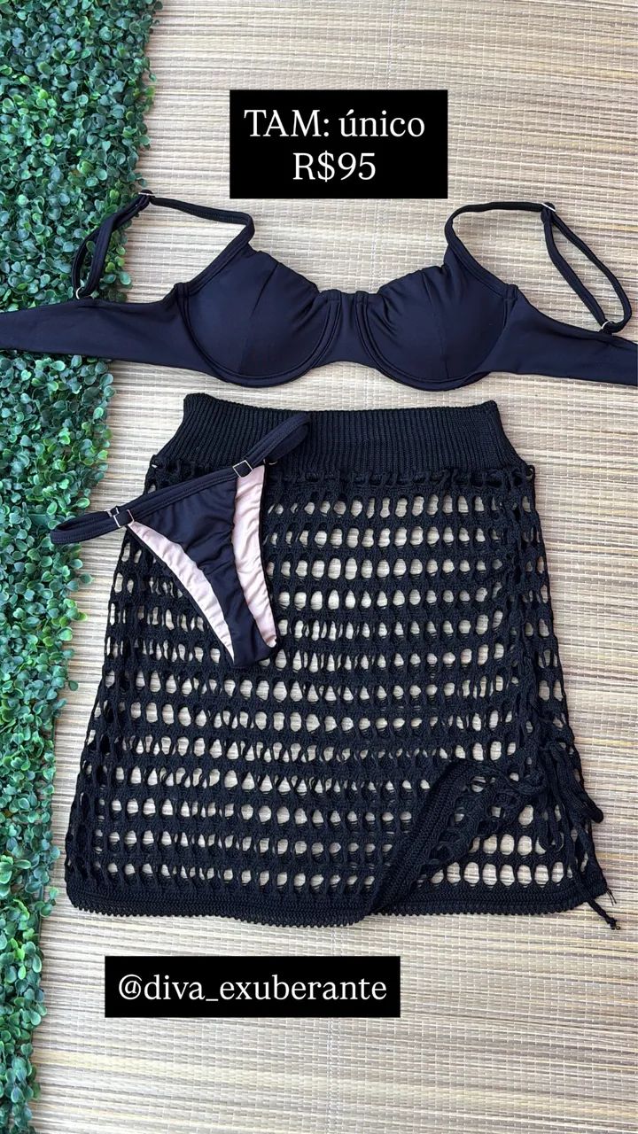 Kit biquíni e saída de praia  - Foto 5