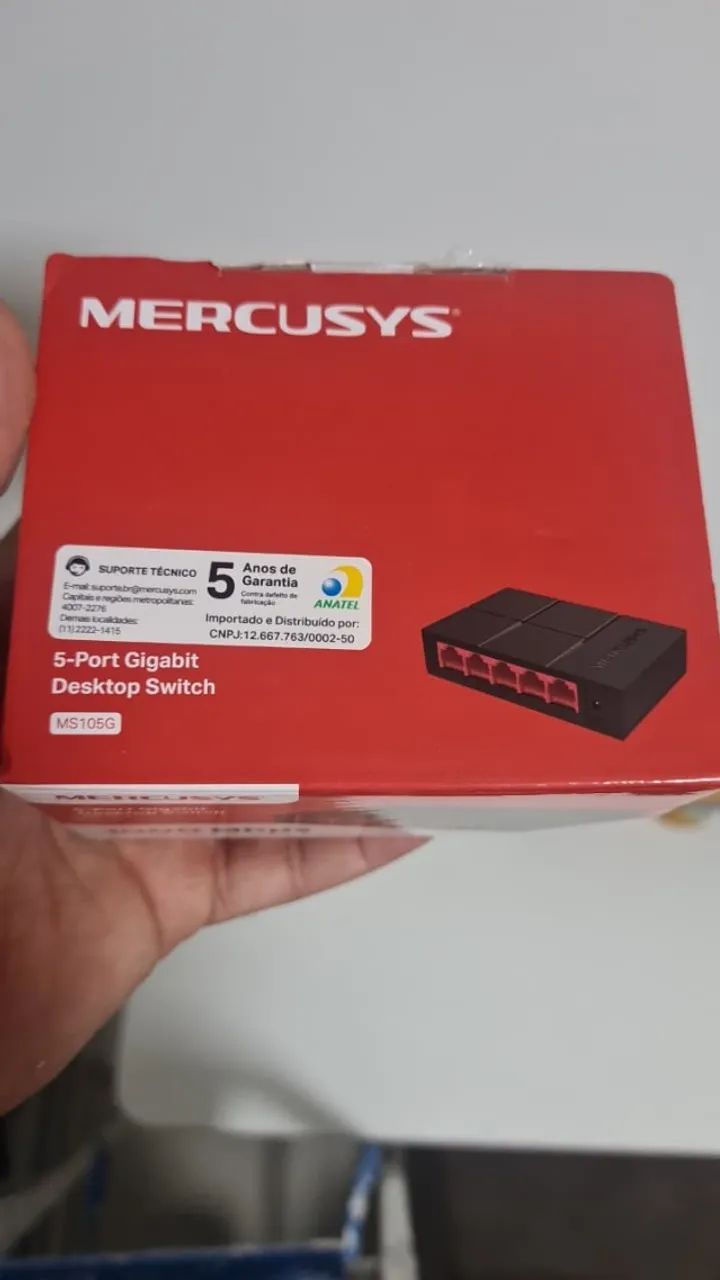 Switch Giga Mercusys Ms105g 5 Portas 10/100/1000mbps  - Foto 2