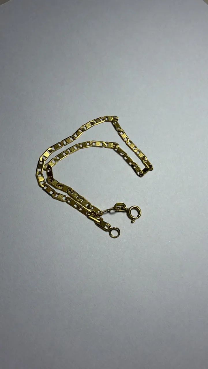 Pulseira piastrini de ouro 18k - Foto 2