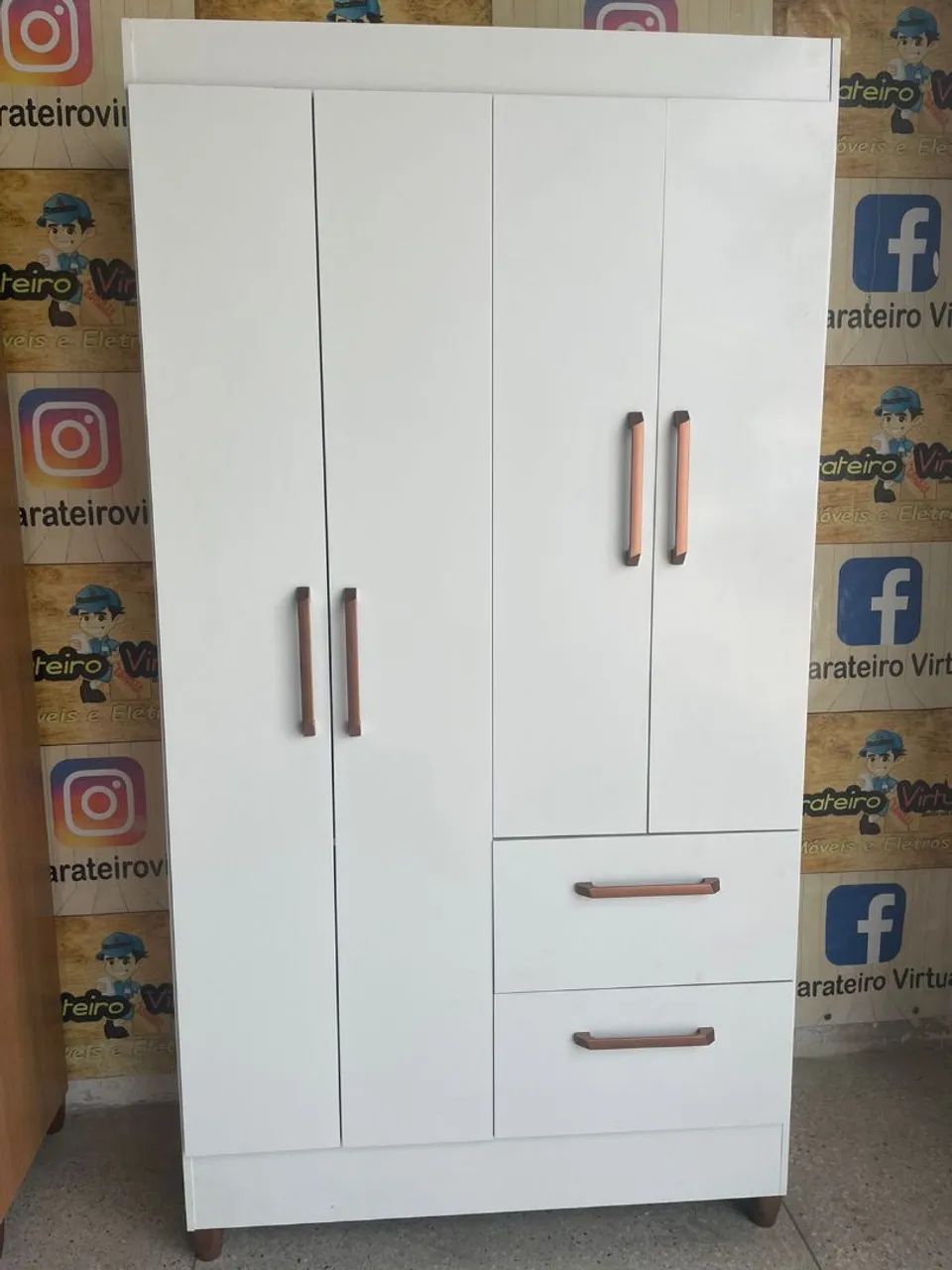 Guarda roupa 4 portas 