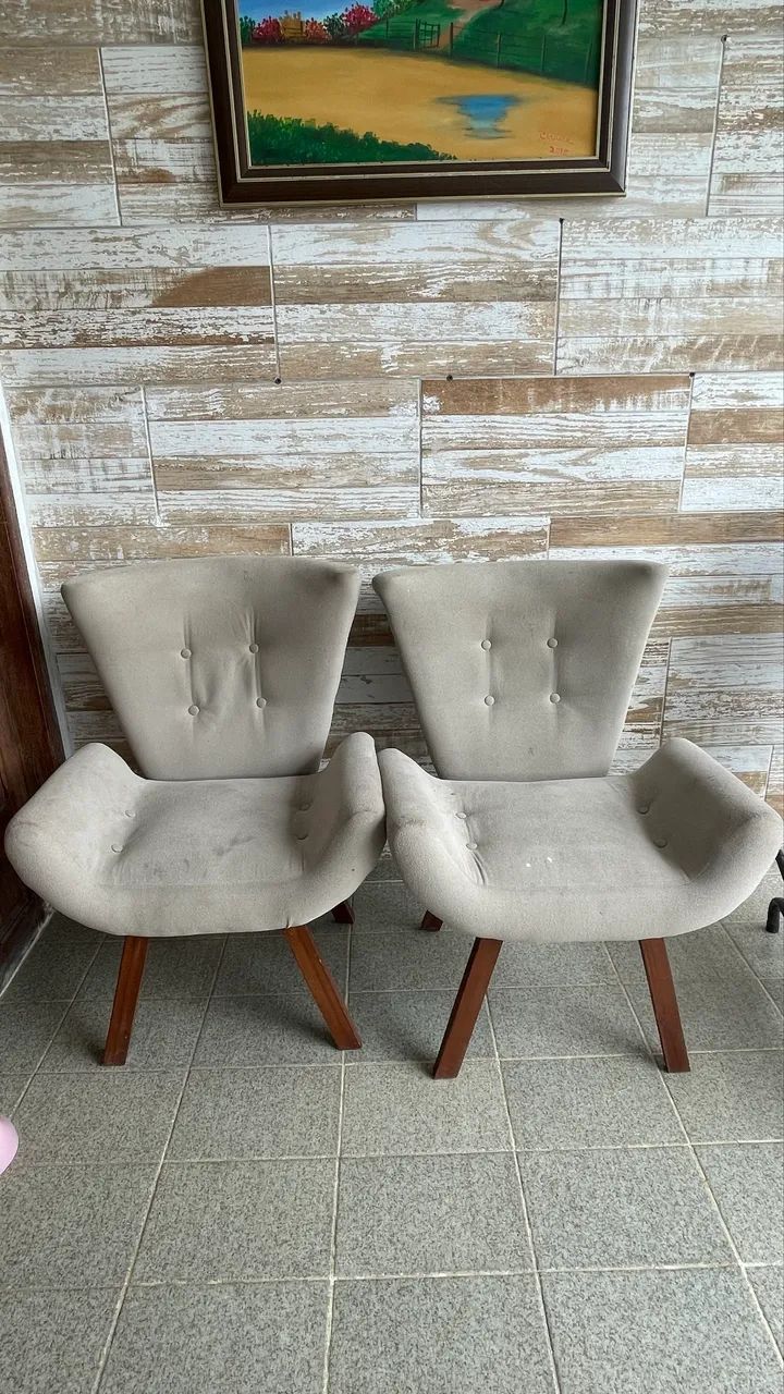 Vendo um centro e duas poltronas  por R$ 150,00 - Foto 3