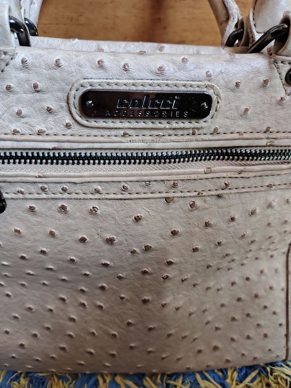 Bolsa couro de avestruz  - Foto 2