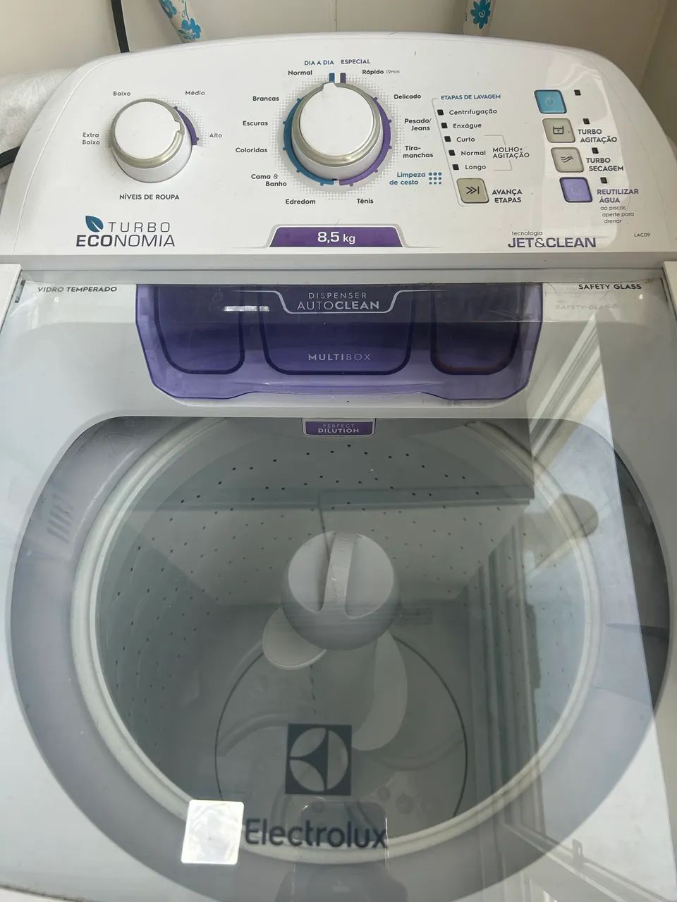 Máquina de Lavar 8,5 kg