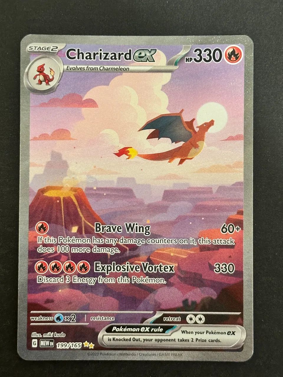 Charizard Ex (199/165) - 151 - NM - Inglês