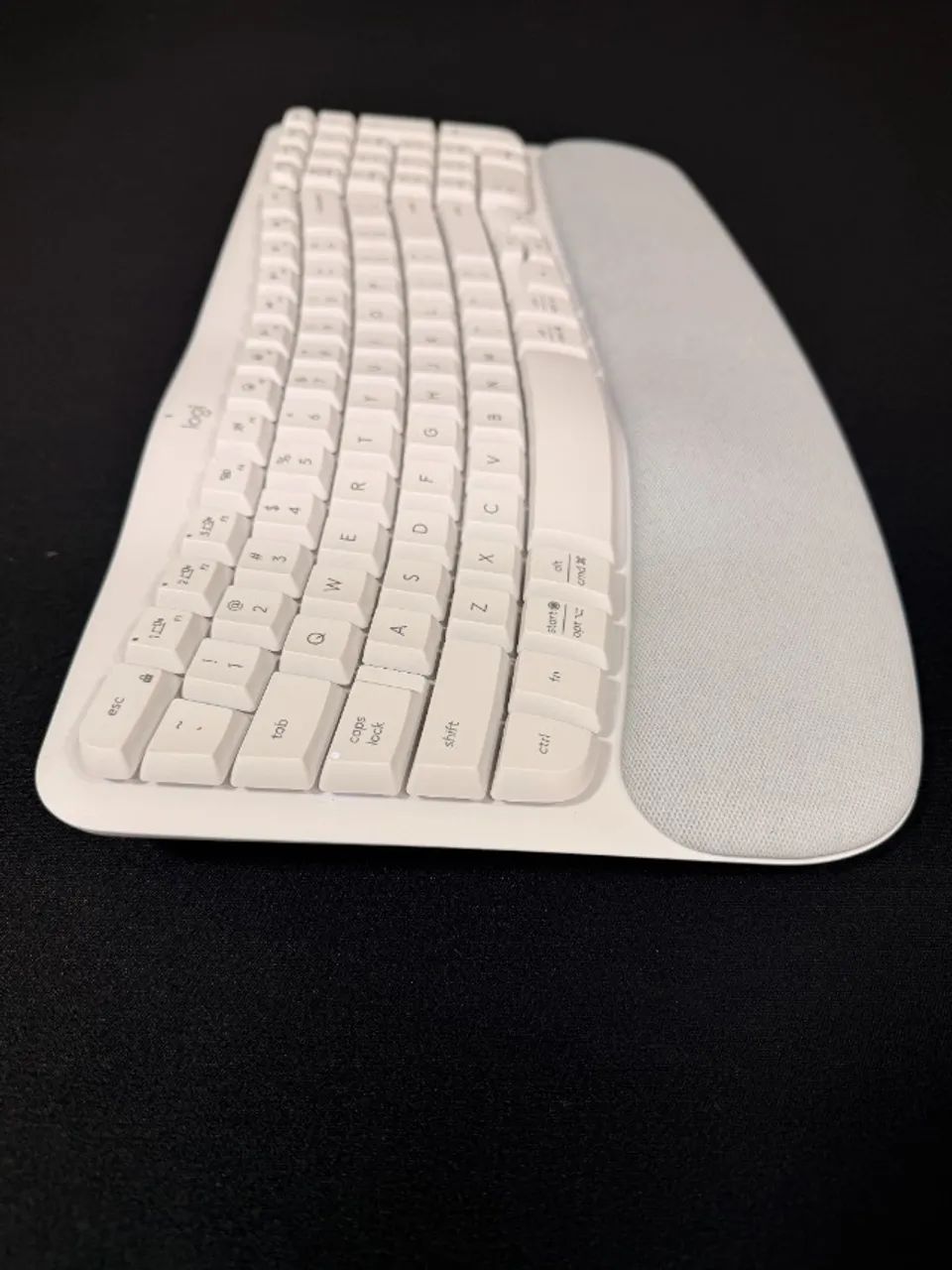 Teclado Logitech Wave Keys - Branco - Usado - Foto 2