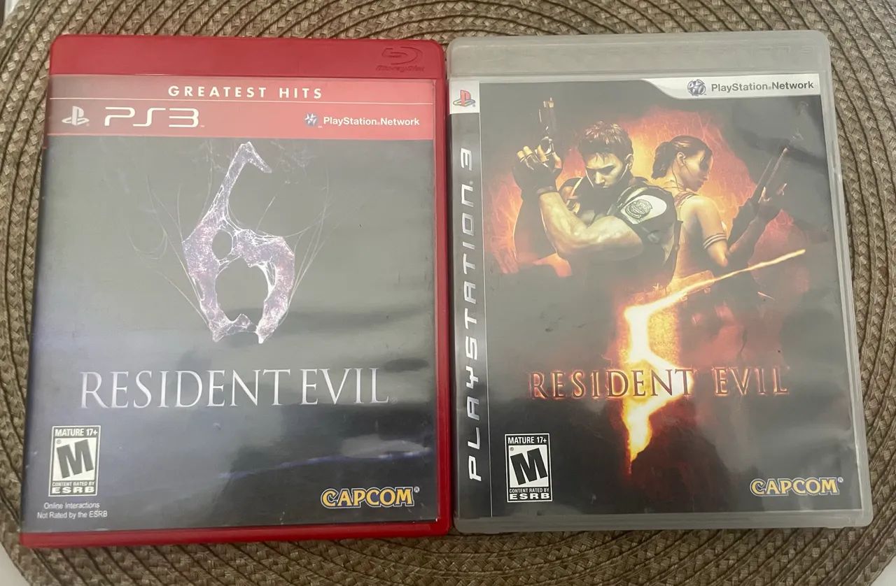 Resident Evil 5 e 6 ps3