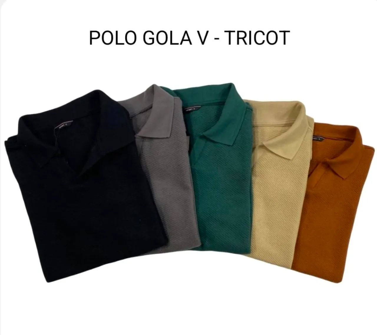 Polo Tricot Gola V 