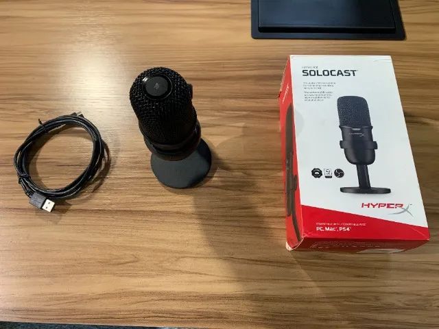 Microfone HyperX SoloCast - Excelente Oportunidade! - Foto 2
