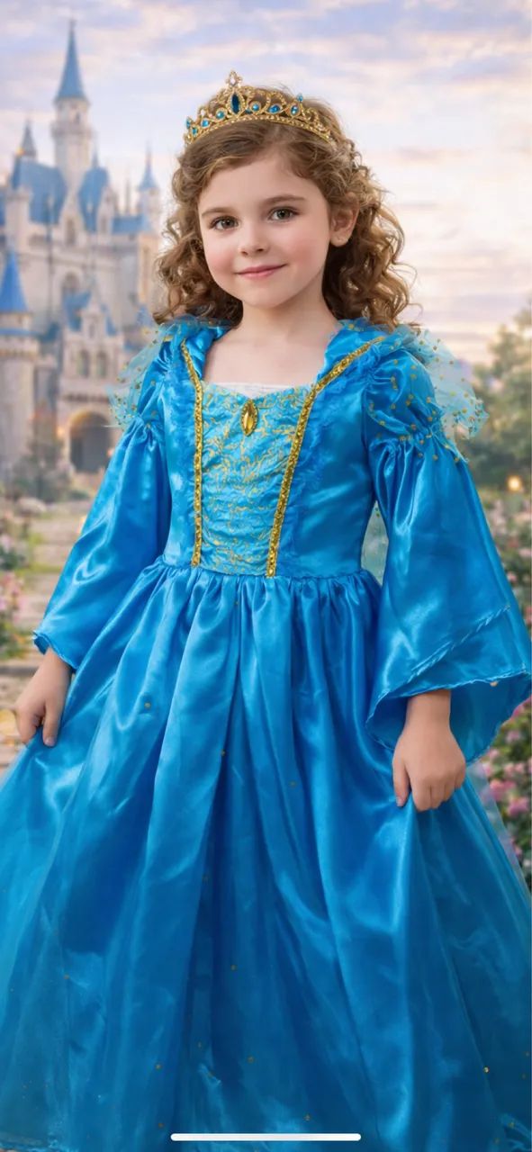 Fantasia princesa infantil 