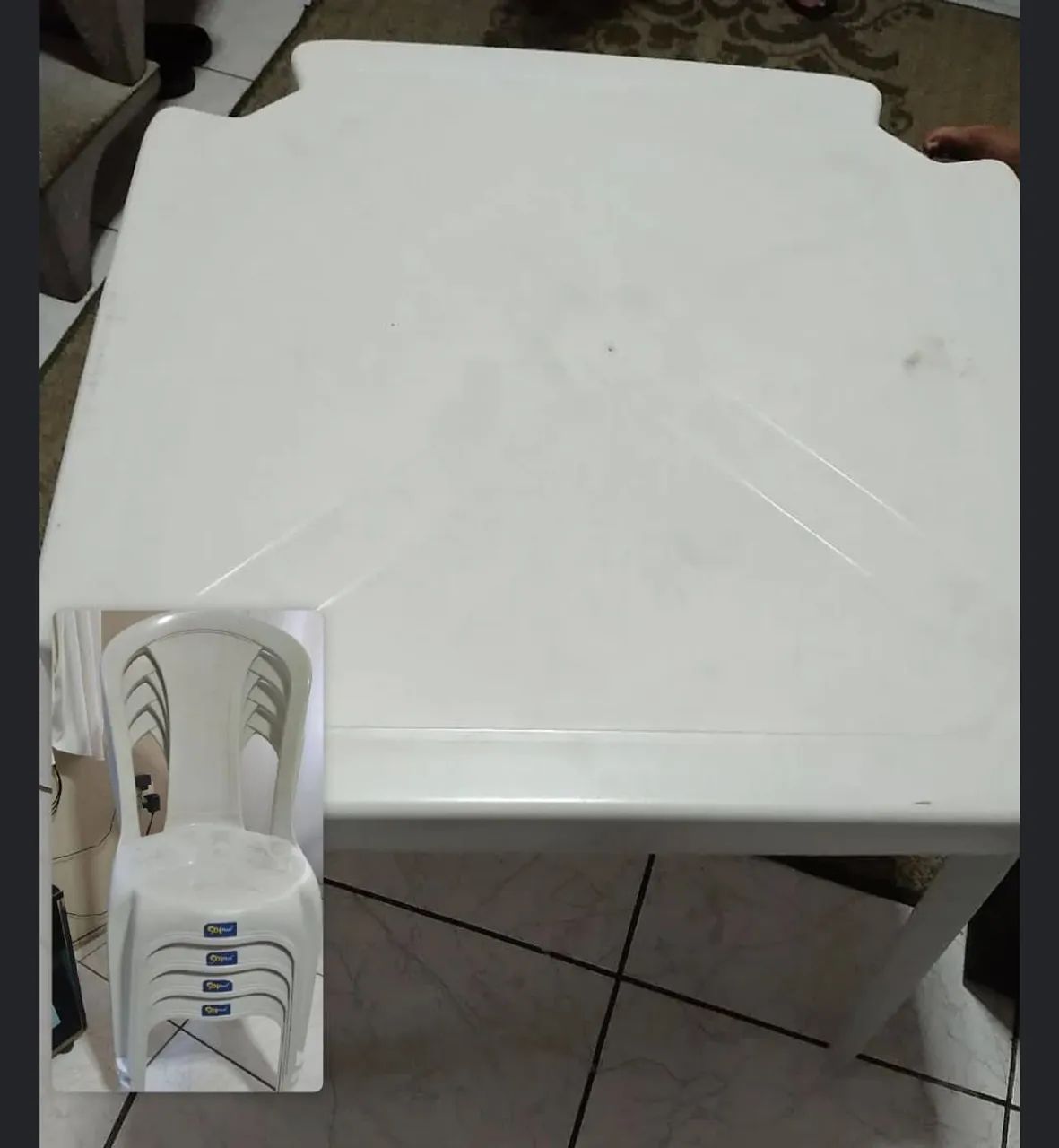 Kit jogo de mesa e cadeiras 