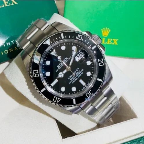 Relógio masculino submariner de luxo - Foto 2