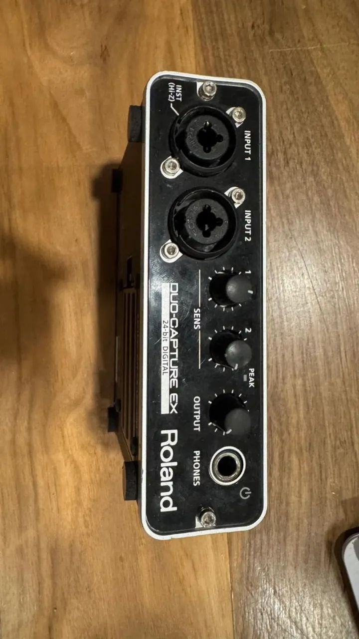 Interface de Áudio Roland DUO-CAPTURE EX (UA-22), USB 24-bit/48kHz
