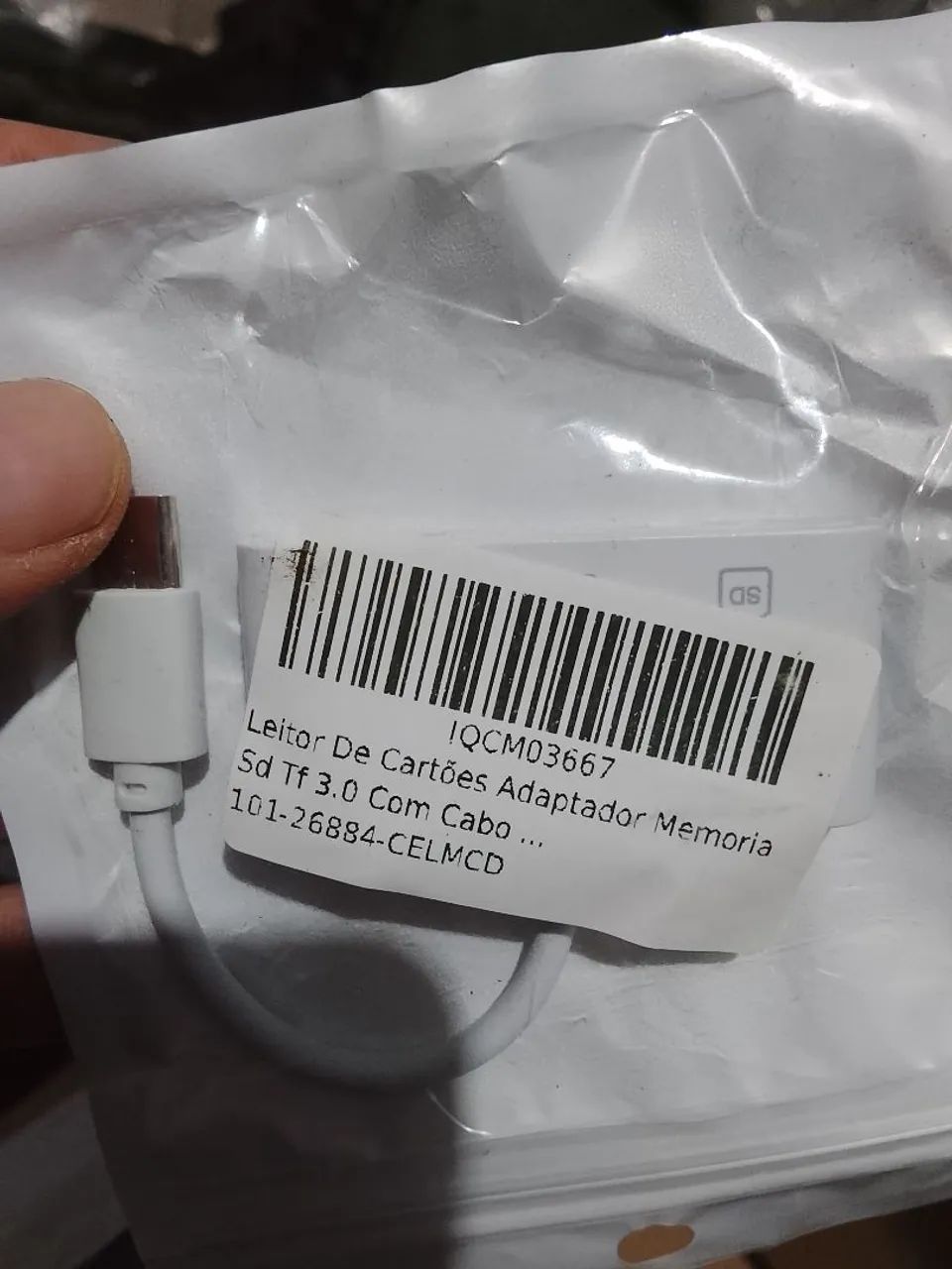 Leitor de cartão sd USB c