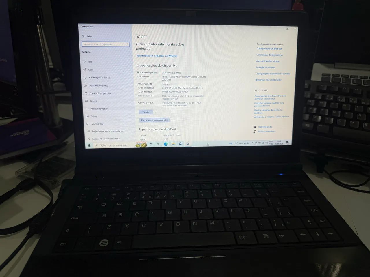 Notebook CCE ar767p - Foto 4