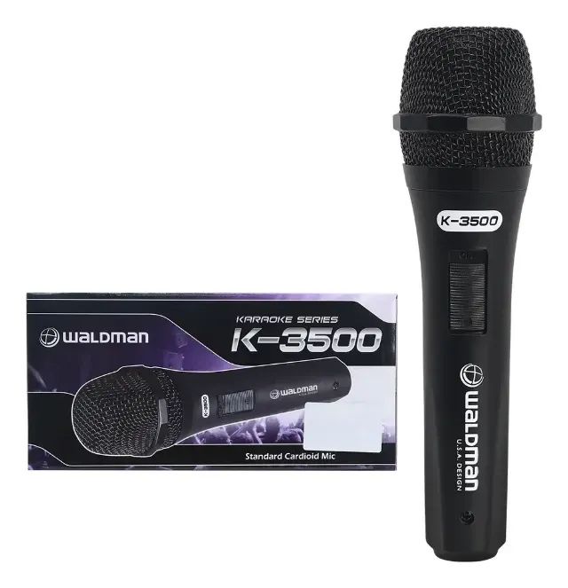 MICOFONE WALDMAN KARAOKÊ K-3500