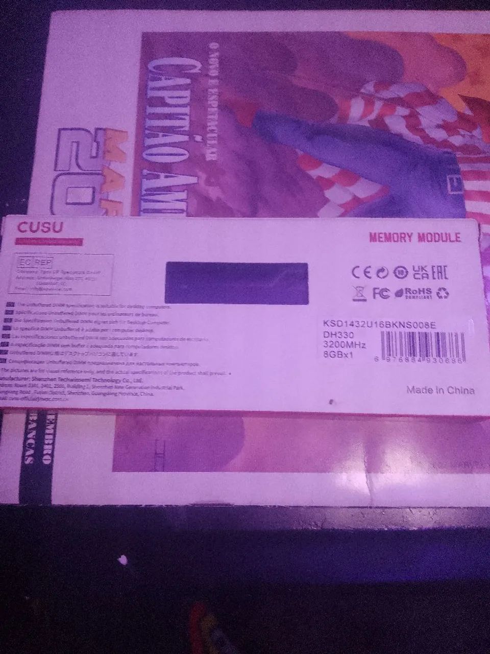 Memória ram cusu nova 8gb 3200MHz DDR4 - Foto 2