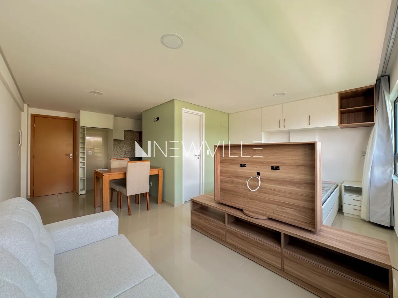 Flat para locação no Edíficio Rio Park Avenue Residence, em Piedade  30m², mobiliado, com  - Foto 4