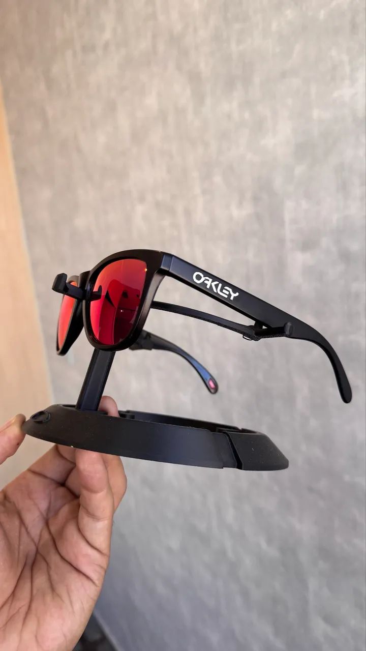 Óculos Frogskins Oakley Original com Lentes Tanzanite  - Foto 2